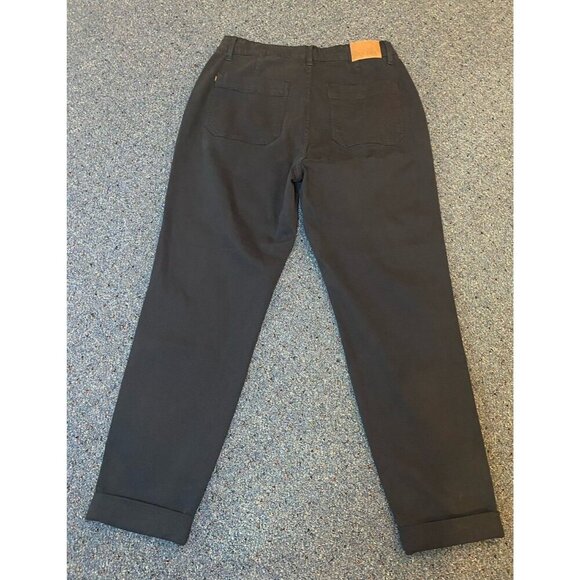 Judy Blue Garment Dyed High Waist Cuffed Jogger Jeans Navy Blue Size 13 31 - Picture 3 of 4